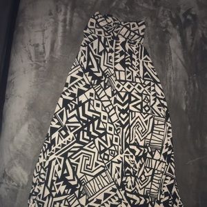 Geometric Printed Maxi Skirt